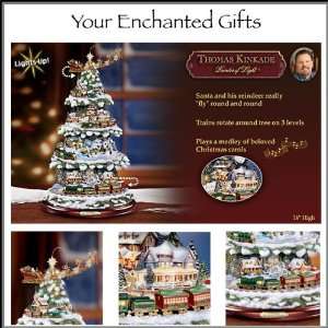  Thomas Kinkade Wonderland Express Animated Christmas Tree 