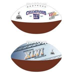  2011 New York Giants Super Bowl XLVI Champions Full Size 