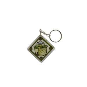  Rhombus Key Chain with Kotel in Hamsa 