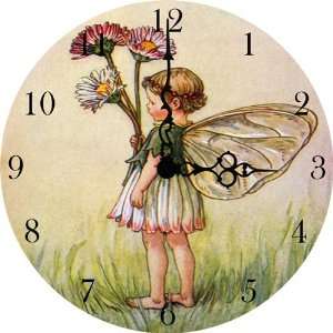 Little Daisy Fairy Vintage Wall Clock Baby