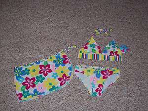 Girls Beach Native 3 Piece Swimsuit/Bikini size 16  