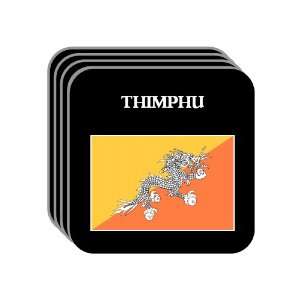  Bhutan   THIMPHU Set of 4 Mini Mousepad Coasters 