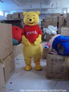 Winnie the Pooh Bear Mascot Costume Fancy Dress EPE  