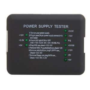  20/24 Pin Power Supply Tester for HDD / SATA / PC / PSU 