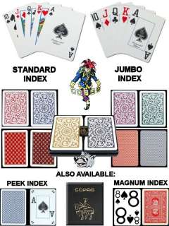 decks 12 sets your choice of colors indexes poker size