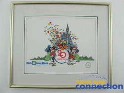 Disney Walt Disney World 20 Magical Years Limited Edition Framed 