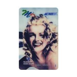 Marilyn Collectible Phone Card $3. Marilyn Monroe (Shoulder To Head 