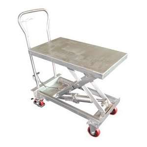  Stainless Steel Hydraulic Elevating Mobile Lift Table 200 