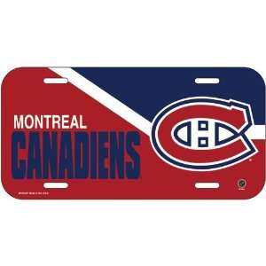   Montreal Canadiens License Plate   License Plates