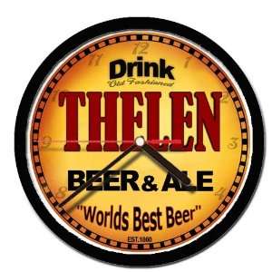  THELEN beer and ale cerveza wall clock 