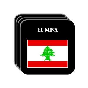  Lebanon   EL MINA Set of 4 Mini Mousepad Coasters 