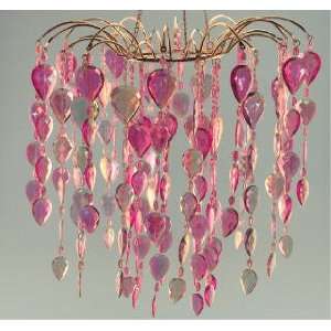   Purple CHANDELIER chandalier Lamp girl teen home decor