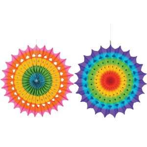  Lets Party By Amscan Hanging Fan Decoration (Printed 