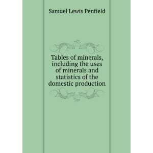 Tables of minerals, including the uses of minerals and statistics of 