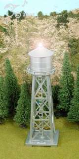 Working Lighted Water Tower HO Scale 187 by Model Power