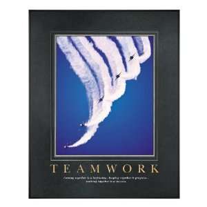  Successories Teamwork Jets Motivational Poster Office 