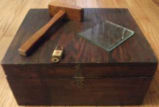 ANTIQUE APOTHECARY DOCTOR MEDICINE BOX (CAME WITH BOTTLES ALSO LISTED 
