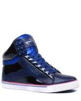 Womens Pastry Shoes NYC Sweet Crime Navy Royal Blue Fashion Sneakers 