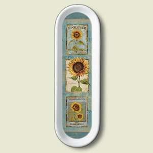 Sunshine Sunflowers Decorative Ceramic Spoon Rest by Highland Graphics 