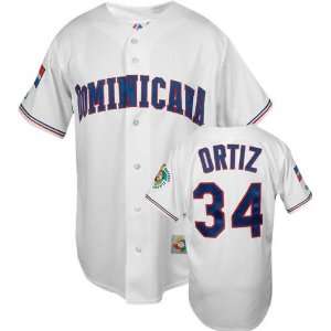  David Ortiz Dominican Republic Autographed World Baseball 