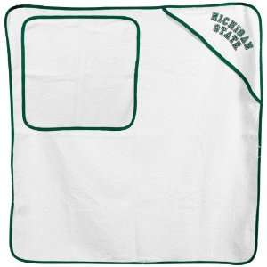   Michigan State Spartans Infant White Logo Hooded Towel & Washcloth Set