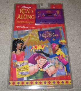 NEW Disney THE HUNCHBACK OF NOTRE DAME Book on Tape READ ALONG 