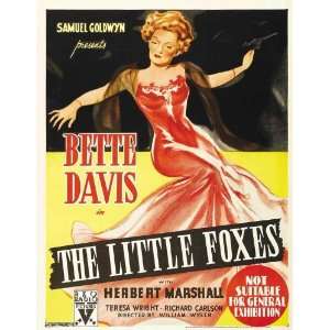 The Little Foxes Movie Poster (27 x 40 Inches   69cm x 102cm) (1941 