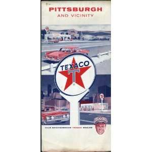  Vintage 1962 Pittsburgh PA Road Map By Texaco Everything 