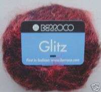 BERROCO GLITZ Knitting Yarn/Candy Apple  