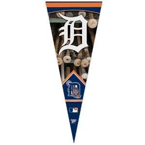  Detroit Tigers Baseball Bats Style Premium Pennant 12 x 30 