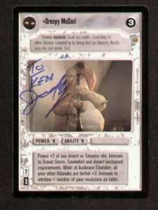 Deep Roy signed autograph auto Droopy McCool Star Wars  