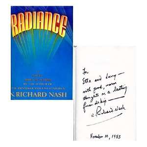  Nathan Richard Nash Autographed / Signed Radiance Book 