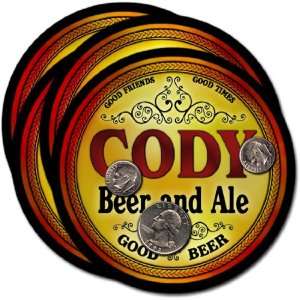 Cody , WY Beer & Ale Coasters   4pk