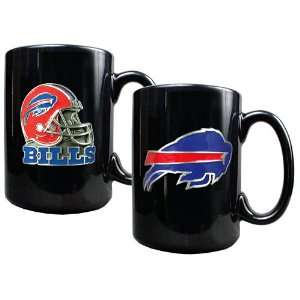  Great American Buffalo Bills Free Form Logo Coffee Mug (2 