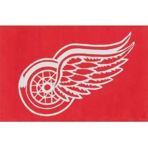   Oriental Detroit Red Wings Rectangle Logo Floor Rug