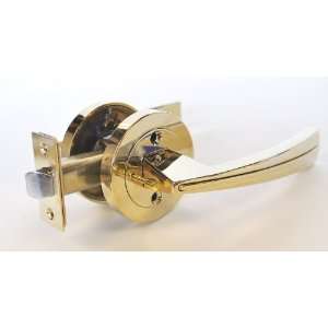  Door Lever Lockset HARMONY Gold PVD Color Modern Handle Lock 