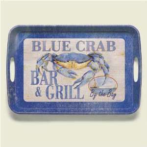  Tropical Beach Blue Crab Serving Bar & Grill Tray Kitchen 
