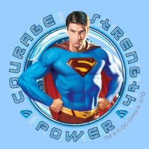  Superman Courage Strength Power Round Sticker Automotive