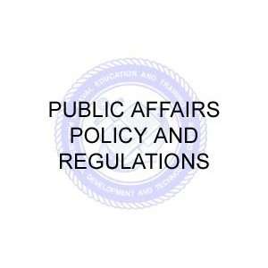  NRTC PUBLIC AFFAIRS POLICY AND REGULATIONS US Navy Books