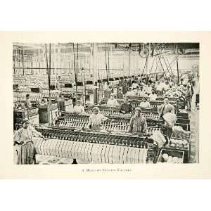   Manufacturing Cloth Textile Laborers   Original Halftone Print Home