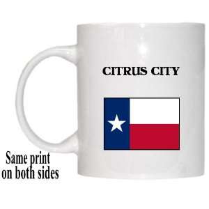    US State Flag   CITRUS CITY, Texas (TX) Mug 