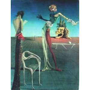  Femme a la Tete de Roses by Salvador Dalí, 23x30