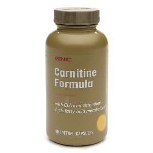  GNC Carnitine Formula 90 Soft Gel Capsules Health 