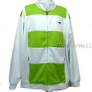 GB Sport Workout Jacket Lime Green & White Big Tall 3XL  