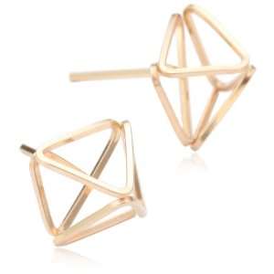  By Boe Pyramid Earrings 14k Gold Filled Jewelry