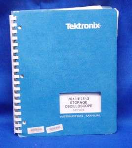 Tektronix 7613/R7613 Oscilloscope SERVICE Manual  