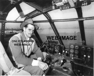 1947 HOWARD HUGHES AVIATOR SPRUCE GOOSE AIRPLANE PHOTO  