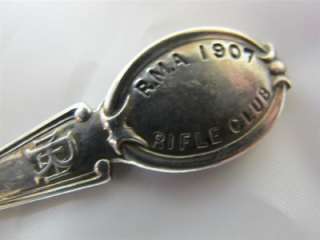 ANTIQUE SILVER SPOON RIFLE CLUB ELKINGTON CO. BIRM 1907  