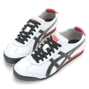 Asics Onitsuka Tiger Mexico 66 White / Black / Etched Red Shoes T54 