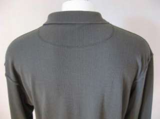   Mend HARD ROCK CAFE Montreal Canada Sewn Logo Long Sleeve Polo Shirt L